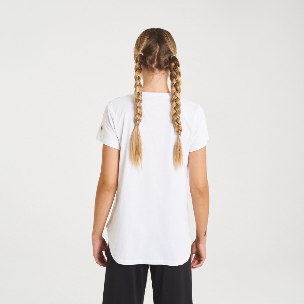 Zero Level Shodo Γυναικείο T-shirt Pure White με Στάμπα (001-100015WH)_3
