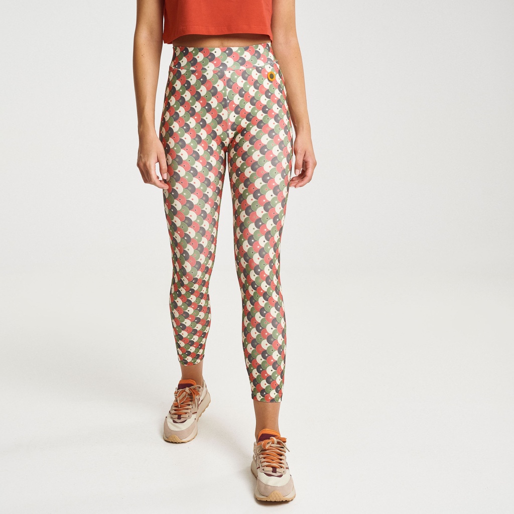 Zero Level Kiku Γυναικείο Cropped Κολάν Ψηλόμεσο Πράσινο (001-100041MU)_0