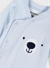 Βρεφικό βαμβακερό φορμάκι για αγόρι  | ΓΑΛΑΖΙΟ (11-124458-9-067)_1