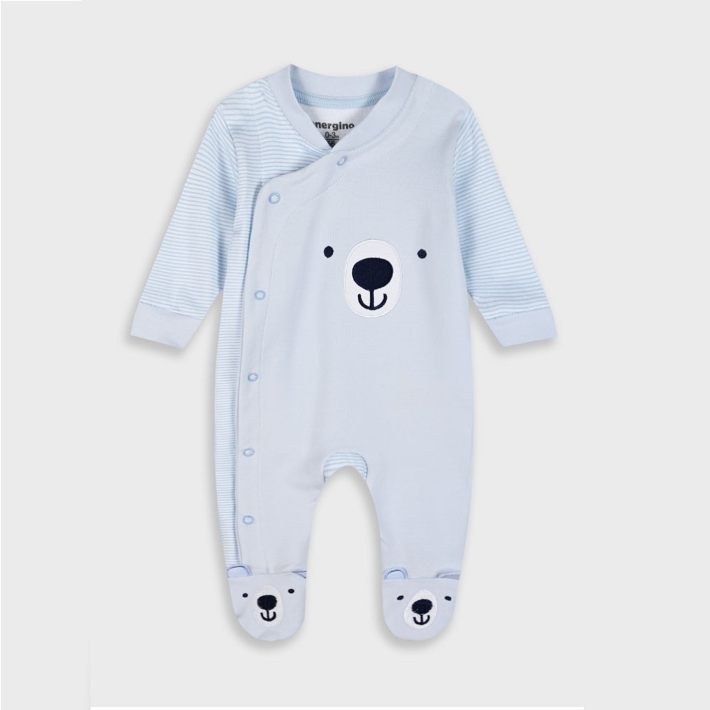 Βρεφικό βαμβακερό φορμάκι για αγόρι  | ΓΑΛΑΖΙΟ (11-124458-9-067)_0