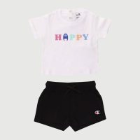 Champion Βρεφικό Σετ με Σόρτς Καλοκαιρινό 2τμχ Λευκό (404976-WW001)_0