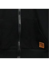 Energiers Βρεφική φούτερ ζακέτα με κουκούλα για αγόρι Μαύρο (12-100180-5-9-010)_2