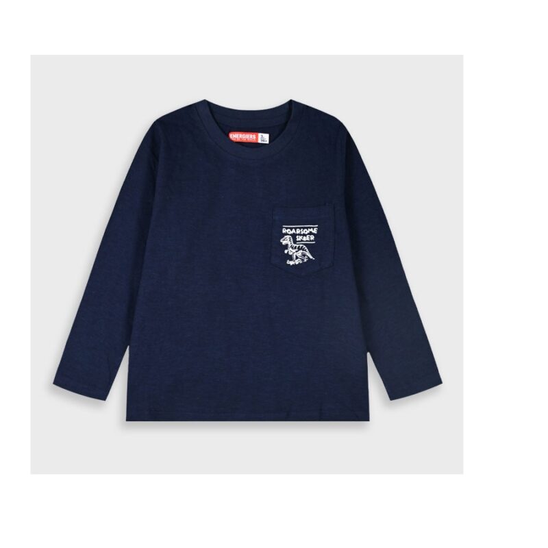 Energiers Βρεφική Μπλούζα Μακό μακρυμάνική με τύπωμα για αγόρι Μαρέν (12-124124-5-001)_0