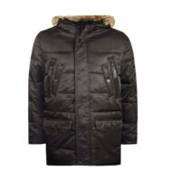 Energiers Παιδικό Παρκά Tζάκετ Μακρύ με Επένδυση & Κουκούλα Μαύρο (12-121100-1-010)_1