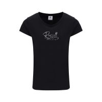 Russell Athletic Γυναικείο Κοντομάνικο T-shirt Μπλουζάκι Μαύρο με Λογότυπο (A4-119-1-099)_0