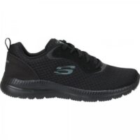 Skechers Mesh Lace Up Γυναικεία Αθλητικά Παπούτσια Running Μαύρα (12606-BBK)_0