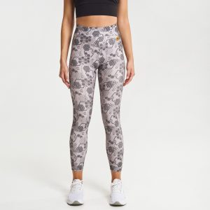 Zero Level Γυναικείο Cropped Κολάν Ψηλόμεσο Ροζ (001-100021MU)_0