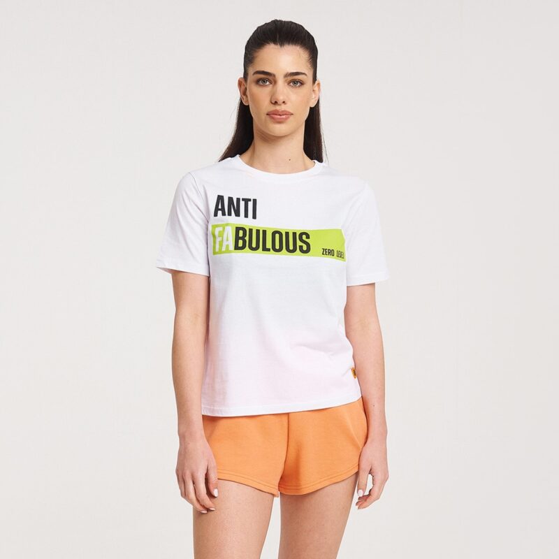 Zero Level Aiko Γυναικείο T-shirt Λευκό (003-100115WH)_0
