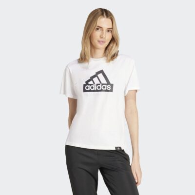 Adidas Essentials Γυναικείο Αθλητικό T-shirt Λευκό (IX6449)_0