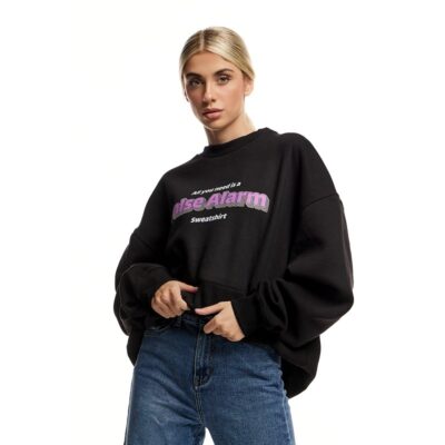 Prophet Γυναικεία Φούτερ Μαύρη Μπλούζα (24180012)_0