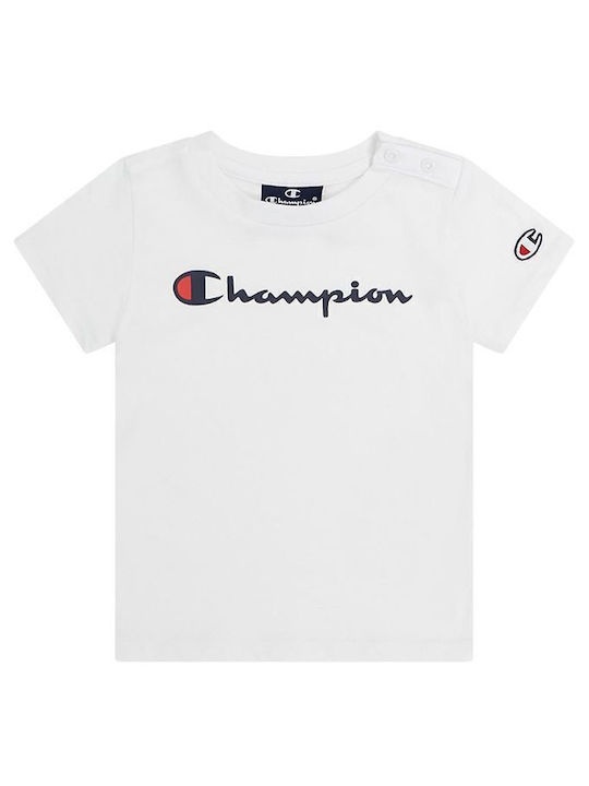 Champion Βρεφικό Σετ Καλοκαιρινό 2τμχ Λευκό (306782-WW001)_2
