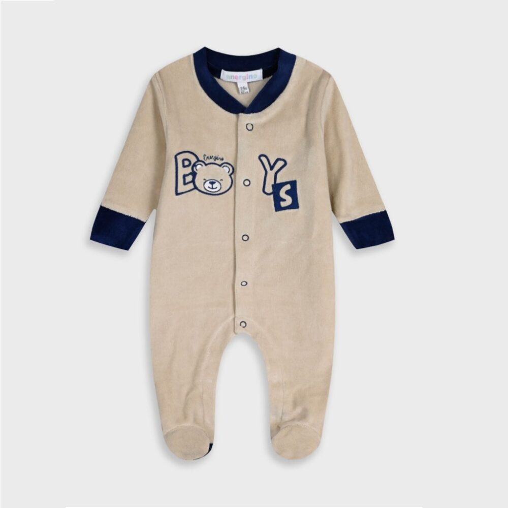 Energiers Βρεφικό Φορμάκι Μακρυμάνικο Βελουτέ Βανίλια (11-125460-9-065)_2