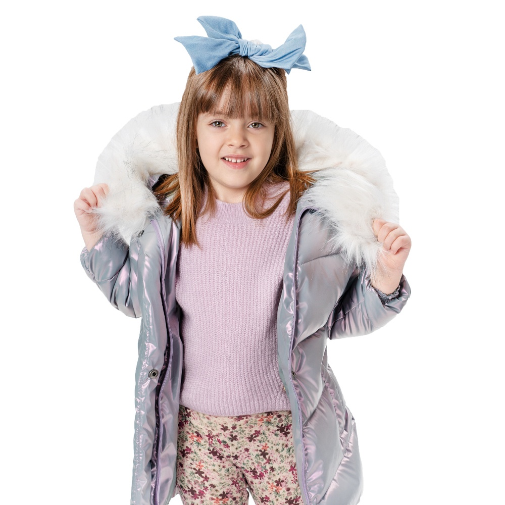 Energiers Βρεφικό Μπουφάν με Κουκούλα για Κορίτσι Ιριδίζον (15-124301-1-601)_0
