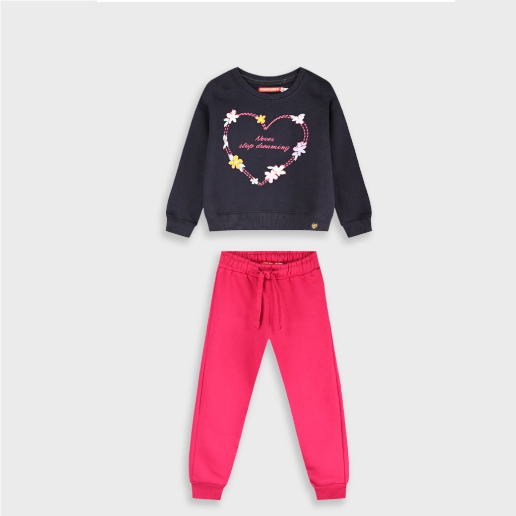 Energiers Βρεφικό/Παιδικό Σετ φούτερ φόρμας για Κορίτσι Φούξια (15-125385-0-020)_0