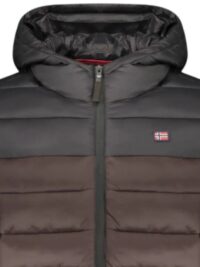 Scuola Nautica Italiana - Ανδρικό Χειμωνιάτικο Μπουφάν Puffer Καφέ (859134_BROWN)_2