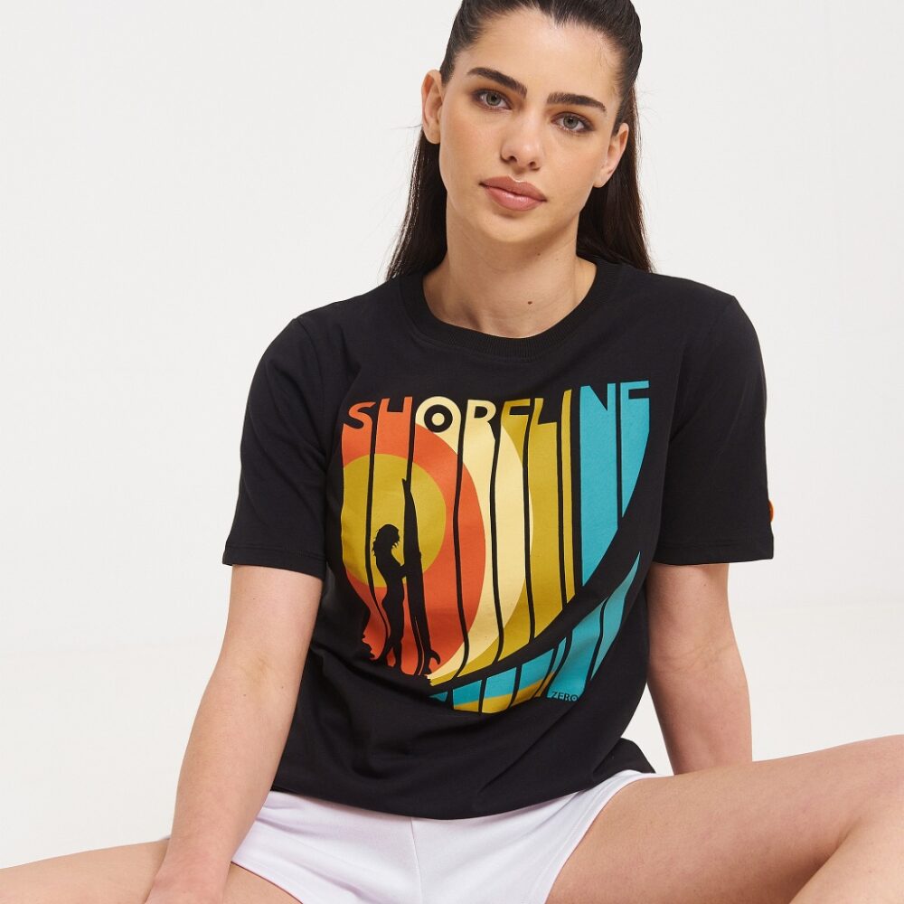 Zero Level Mei Γυναικείο T-shirt Μαύρο (003-100125BK)_3