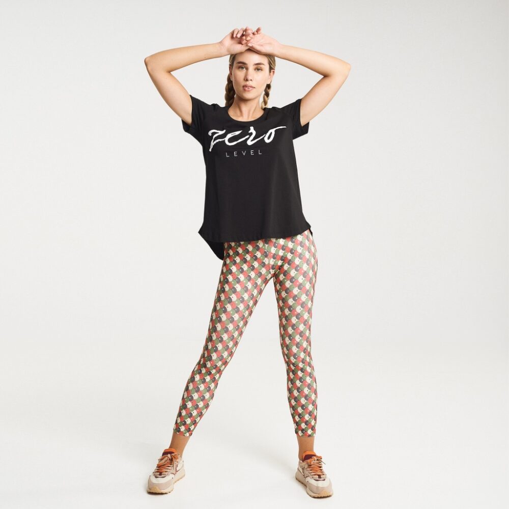 Zero Level Shodo Γυναικείο T-shirt Raven Black με Στάμπα (001-100015BK)_0