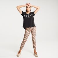 Zero Level Shodo Γυναικείο T-shirt Raven Black με Στάμπα (001-100015BK)_0