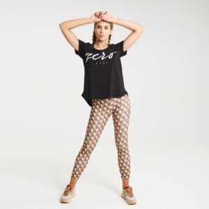 Zero Level Shodo Γυναικείο T-shirt Raven Black με Στάμπα (001-100015BK)_0