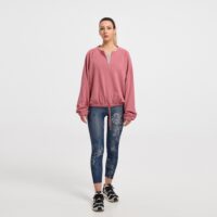 Zero Level Γυναικείο Φούτερ Ροζ (004-100043PK)_3