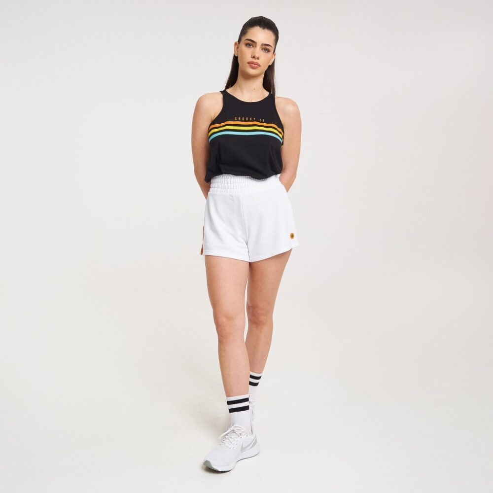 Zero Level Jun Γυναικείο Σορτς Λευκό (003-100026WH)_3