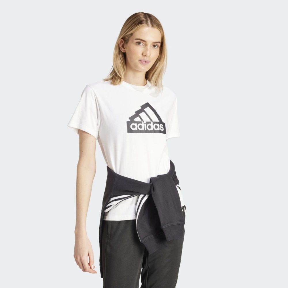Adidas Essentials Γυναικείο Αθλητικό T-shirt Λευκό (IX6449)_3