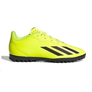 Adidas Παιδικά Ποδοσφαιρικά Παπούτσια X Crazyfast Club με Σχάρα Team Solar Yellow 2 / Core Black / Cloud White (IF0707)_0