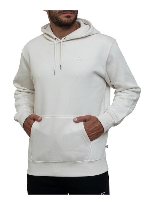 Russell Athletic Pull Over Hoody Φούτερ με Κουκούλα Μπεζ (A25-006-2-526)_1