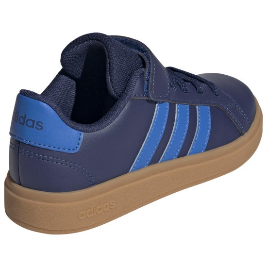 Adidas Grand Court 2.0 EL Παιδικά Sneakers Μπλέ (JQ8001)_1