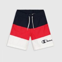 Champion Παιδικό Μαγιό Σορτς/ Βερμούδα για Αγόρι (306395-BS501) Κόκκινο/ Μπλε_0