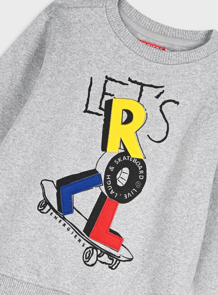 Energiers Παιδικό σετ φούτερ φόρμας Μαύρο (12-125145-0-010)_1