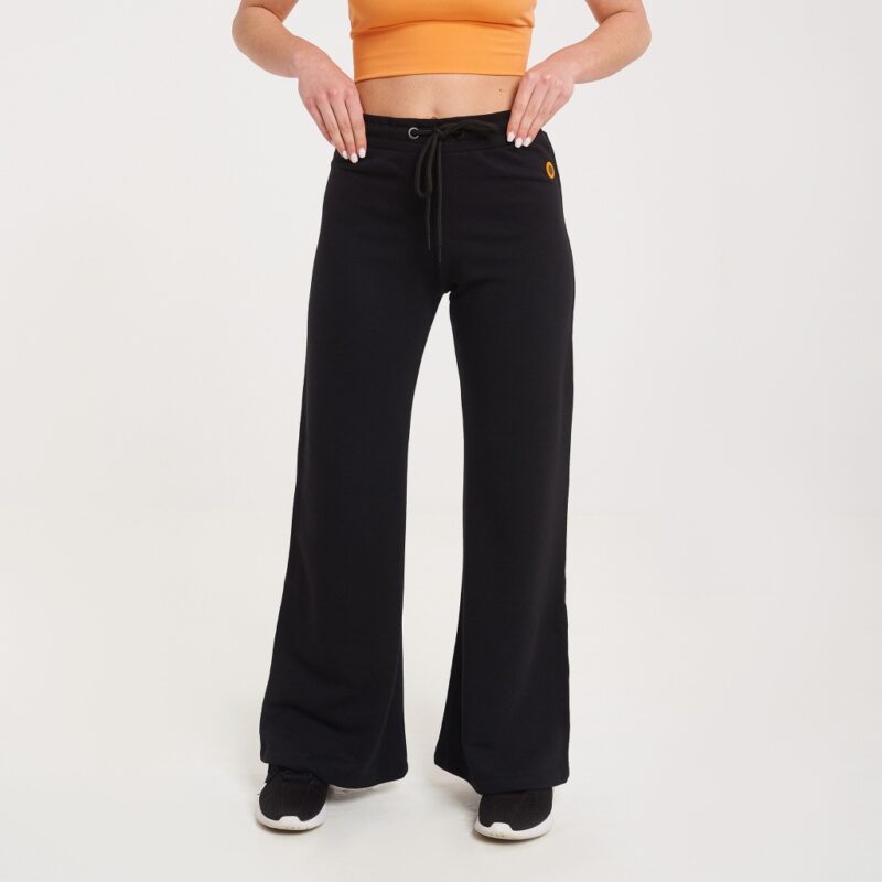 Zero Level Kumo Παντελόνι Γυναικείας Φόρμας Φαρδύ Μαύρο (002-100034BK)_0