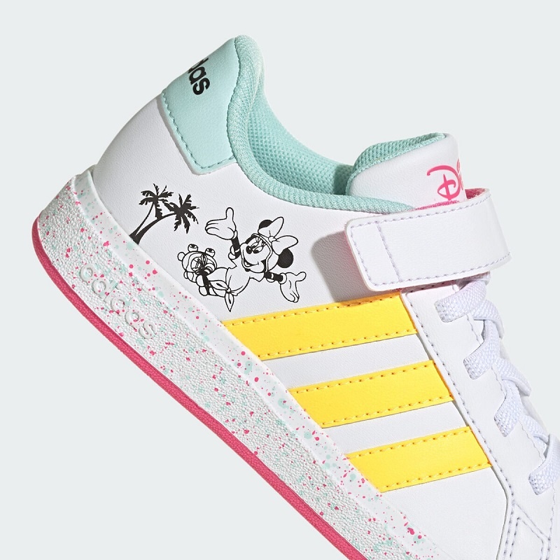Adidas GRAND COURT Παιδικά Sneakers Λευκά (IF0926)_4
