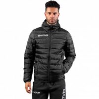 Givova Giubbotto Olanda Ανδρικό Μπουφάν Χειμωνιάτικο Puffer Μαύρο (G013-0010)_1