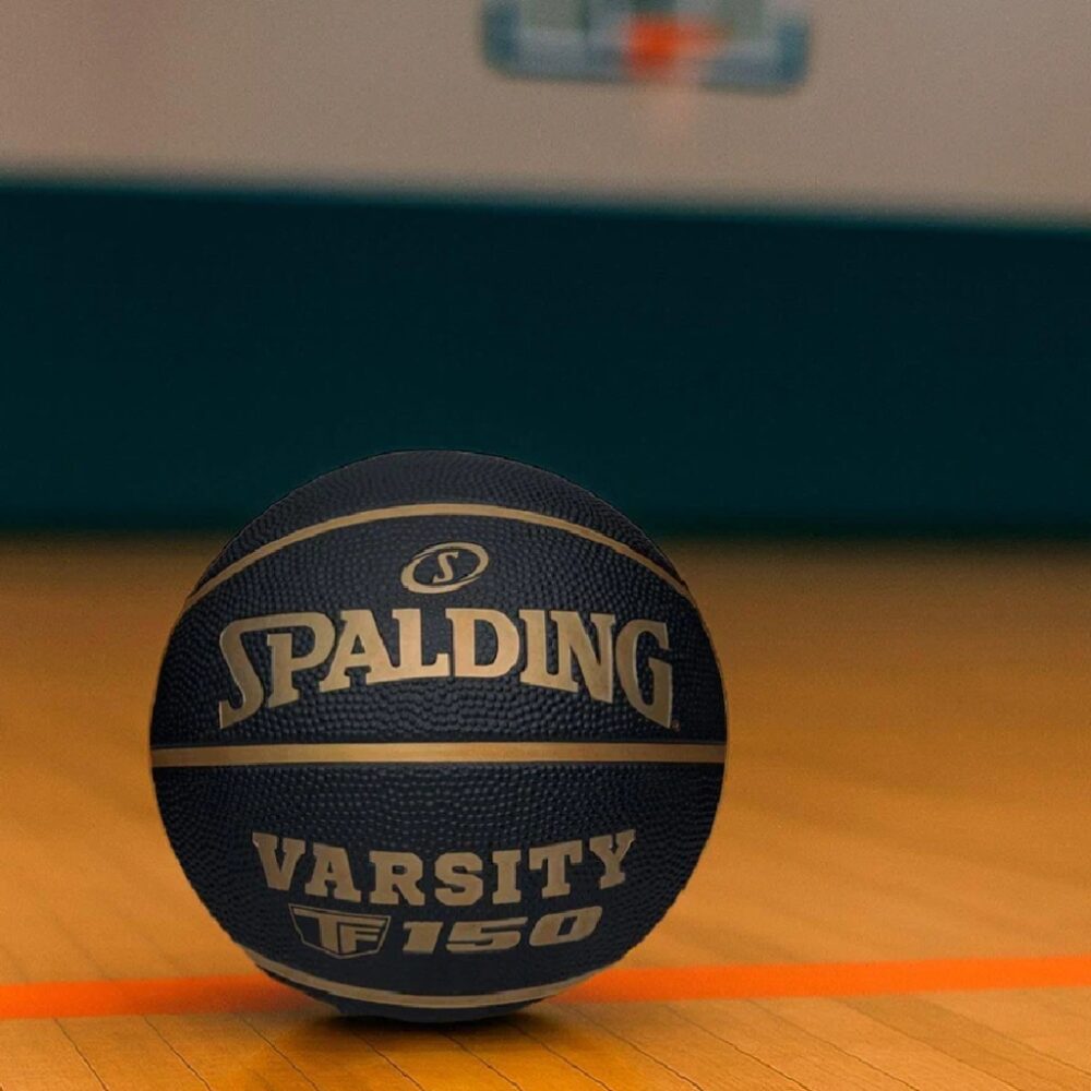 Spalding Μπάλα Μπάσκετ Varsity TF-150 Black/Gold S7 (85-253Z1)_1