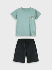 Energiers Παιδικό Σετ με Σορτς Καλοκαιρινό 2τμχ Μαύρο (13-226080-0-010)