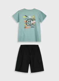 Energiers Παιδικό Σετ με Σορτς Καλοκαιρινό 2τμχ Μαύρο (13-226080-0-010) - Image 2