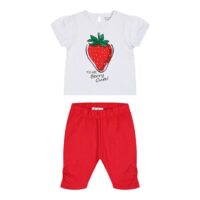 Βρεφικό σετ 2 τεμάχια με τύπωμα για κορίτσι (3-18 μηνών)_0