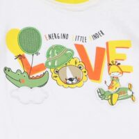 Energiers Βρεφικό Σετ 2 Τεμάχια Με Τύπωμα Για Αγόρι Κίτρινο (11-224460-0)_2