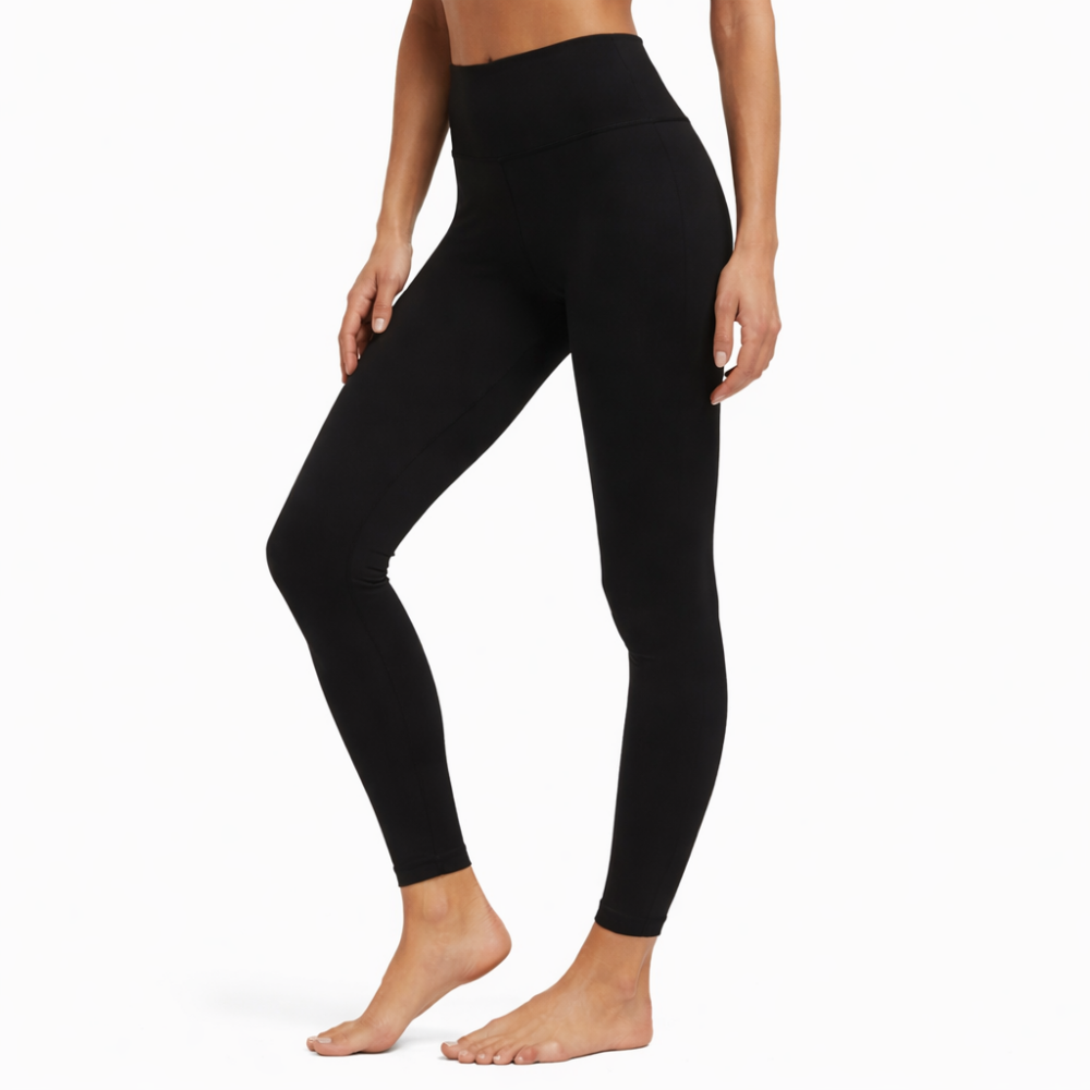 WOMEN'S RUNNING TIGHTS 8/8 B52008-BLACK - Image 3