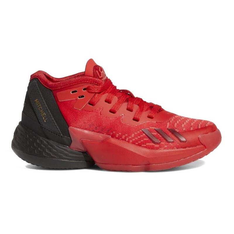 Adidas Αθλητικά Παιδικά Παπούτσια Μπάσκετ D.O.N Issue #4 Vivid Red / Core Black / Team Victory Red (GW9013)