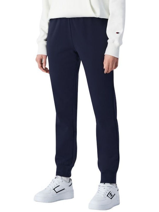 Champion Γυναικείο παντελόνι  Μπλε Rib Cuff Pants (114907-BS501)_2