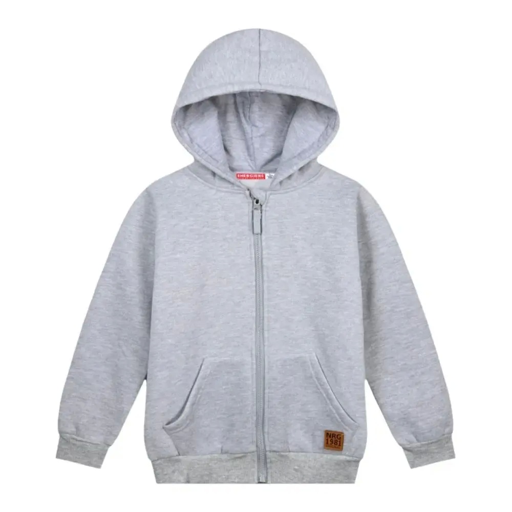 Energiers Βρεφική φούτερ ζακέτα με κουκούλα για αγόρι Μελανζέ (12-100180-5-9-043)_0