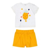 Energiers Βρεφικό Σετ με Σορτς Καλοκαιρινό 2τμχ για Κορίτσι Μουσταρδί (14-224423-0-029)_0