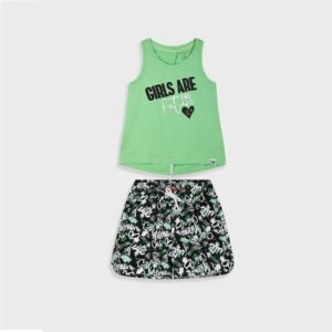 Energiers Παιδικό Καλοκαιρινό Σετ με Σορτς Για Κορίτσι Μαύρο (16-225297-0-010)_0