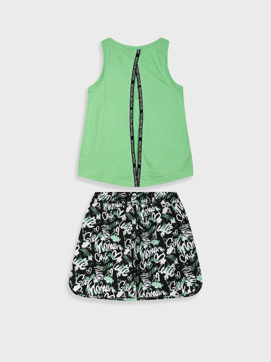 Energiers Παιδικό Καλοκαιρινό Σετ με Σορτς Για Κορίτσι Μαύρο (16-225297-0-010)_2