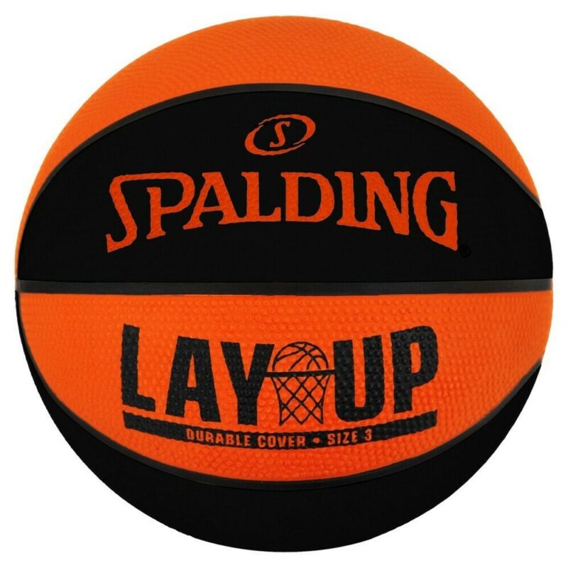 Spalding Μπάλα Μπάσκετ Indoor/Outdoor Lay up Orange/Black Size 5 (84-550Z1)_0